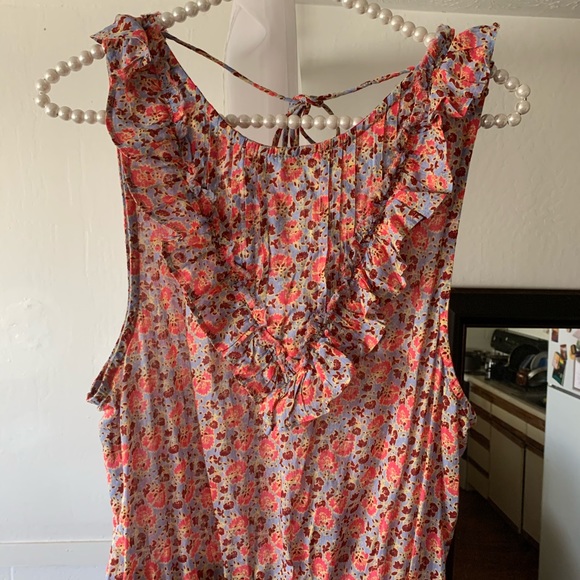 Free People I'm Your Favorite Mini Dress in Blue - Picture 10 of 15